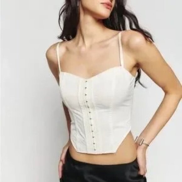 Reformation London Corset Top - Bone - Picture 1 of 12